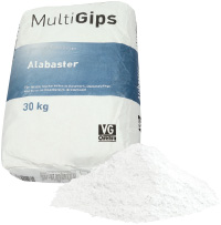 Alabaster modeling plaster Bild