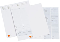 ARU® “Special” foot impression sheet Bild